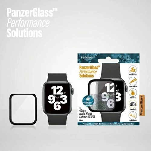 Szkło hartowane PanzerGlass Curved Apple Watch 4/5/6/SE 40mm czarny - Watch - PanzerGlass