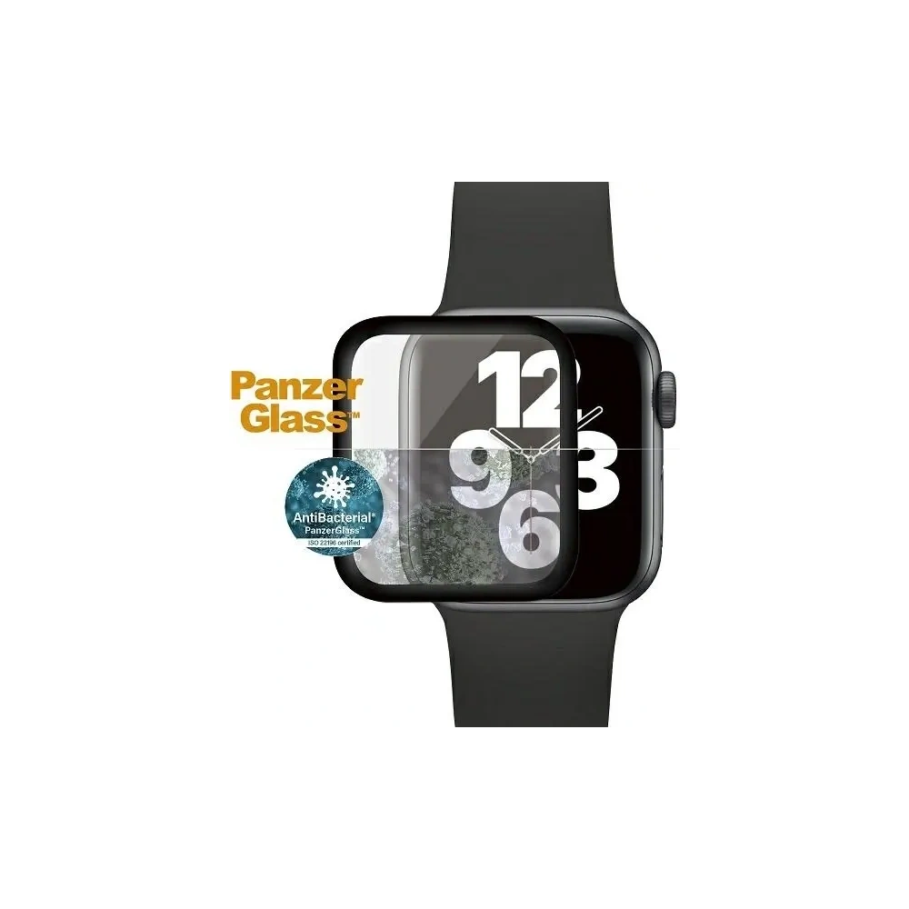 Wholesale Tempered glass PanzerGlass Curved Apple Watch 4/5/6/SE 40mm black - PZG696 - {ean13} - Hurt