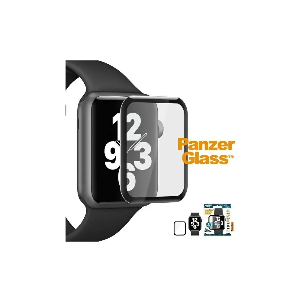 Wholesale Tempered glass PanzerGlass Curved Apple Watch 4/5/6/SE 40mm black - PZG696 - {ean13} - Hurt