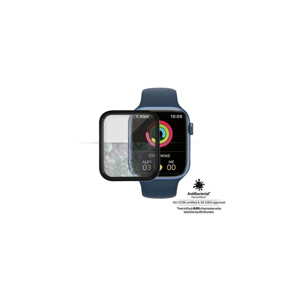 Hurtownia GSM - Szkło hartowane PanzerGlass Curved Apple Watch 7 45mm czarny - PZG699 - {ean13} - Hurt