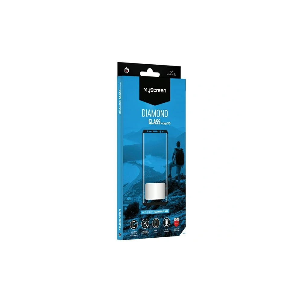 Wholesale MyScreen Diamond Glass Edge 3D Tempered Glass for OnePlus 12R 5G black - MSRN584 - {ean13} - Hurt
