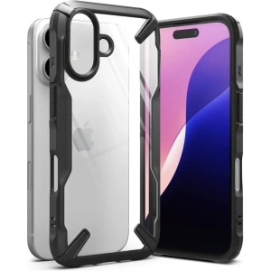 Hurtownia GSM - Ringke Fusion-X Apple iPhone 16 Negru - RGK2018 - {ean13} - Hurt