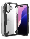Etui Ringke Fusion-X Apple iPhone 16 Fekete - iPhone 16 - Ringke