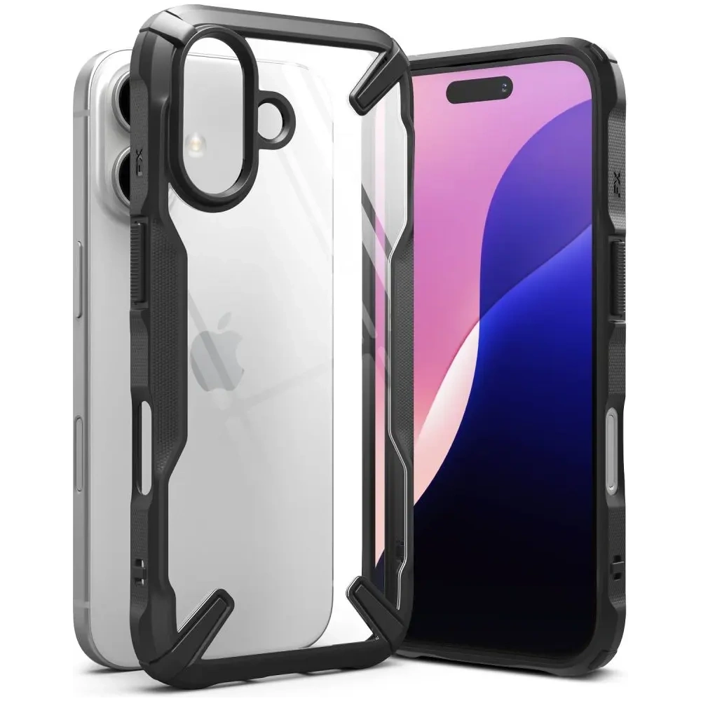 Hurtownia GSM - Etui Ringke Fusion-X Apple iPhone 16 Fekete - RGK2018 - {ean13} - Hurt