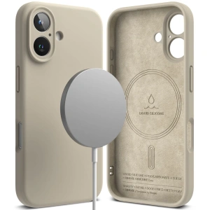 Hurtownia GSM - Ringke Silicon Magnetic MagSafe Apple iPhone 16 Stone - RGK2020 - {ean13} - Hurt