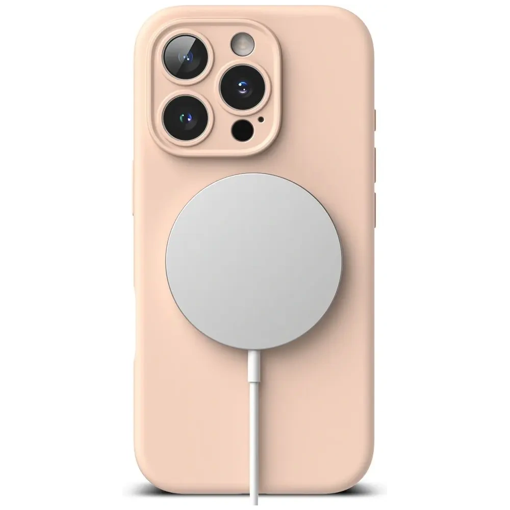 Hurtownia GSM - Ringke Silicone Magnetic MagSafe Apple iPhone 16 Pro v barvě růžového písku - RGK2028 - {ean13} - Hurt