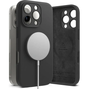 Hurtownia GSM - Ringke Silikon Magnetic MagSafe Apple iPhone 16 Pro Max Schwarz - RGK2034 - {ean13} - Hurt