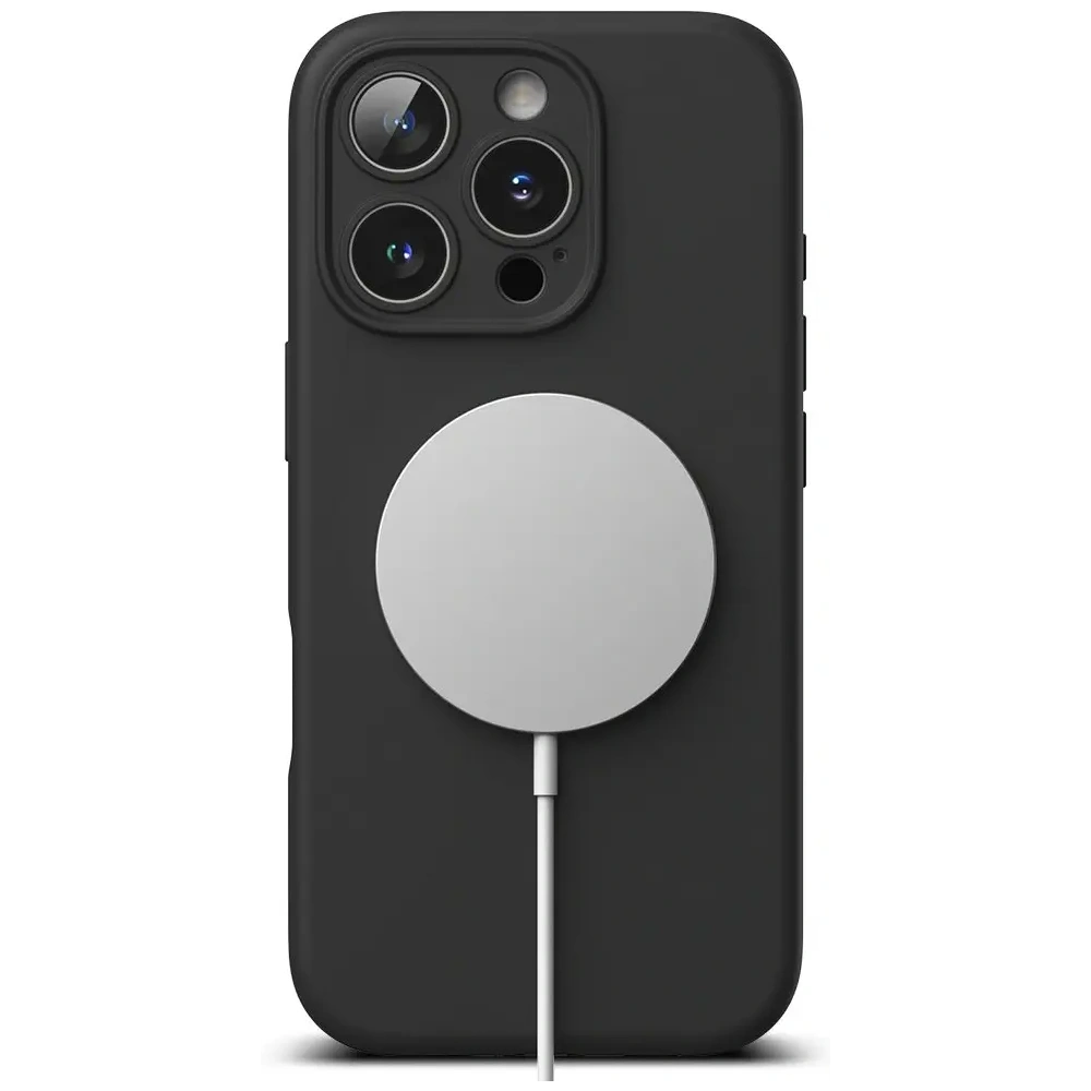 Wholesale Case Ringke Silicone Magnetic MagSafe Apple iPhone 16 Pro Max Black - RGK2034 - {ean13} - Hurt