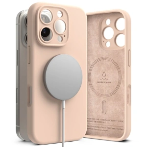 Hurtownia GSM - Ringke Silicon Magnetic MagSafe Apple iPhone 16 Pro Max Pink Sand - RGK2036 - {ean13} - Hurt