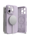 Case Ringke Silicone Magnetic MagSafe Apple iPhone 16 Pro Max Light Purple - iPhone 16 Pro Max - Ringke