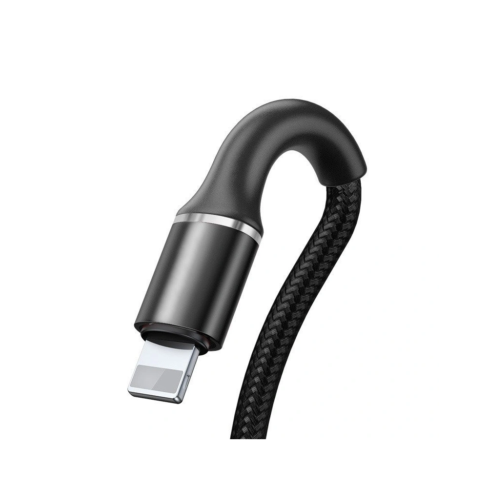 Wholesale Baseus halo data cable USB For iP 2.4A 0.25m Black - BSU917BLK - {ean13} - Hurt