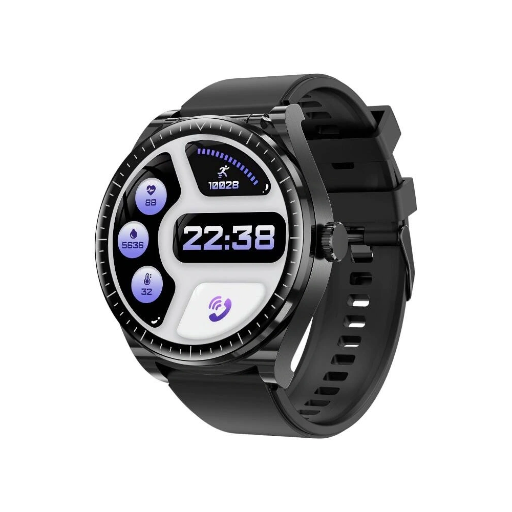 Hurtownia GSM - Smartwatch BlitzWolf BW-HW1 BT 5.0 + căști TWS (negru) - BLZ604 - {ean13} - Hurt