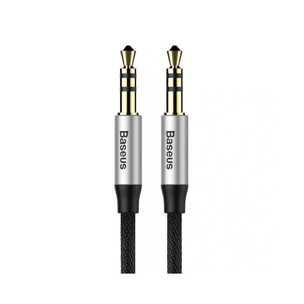 Hurtownia GSM - Kabel audio mini jack 3,5mm AUX Baseus Yiven 1,5m (czarno-srebrny) - BSU919BLKSLV - {ean13} - Hurt