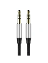 Hurtownia GSM - Kabel audio mini jack 3,5mm AUX Baseus Yiven 1,5m (czarno-srebrny) - BSU919BLKSLV - {ean13} - Hurt