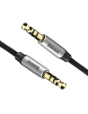 Hurtownia GSM - Kabel audio mini jack 3,5mm AUX Baseus Yiven 1,5m (czarno-srebrny) - BSU919BLKSLV - {ean13} - Hurt