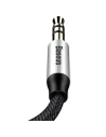 Hurtownia GSM - Kabel audio mini jack 3,5mm AUX Baseus Yiven 1,5m (czarno-srebrny) - BSU919BLKSLV - {ean13} - Hurt