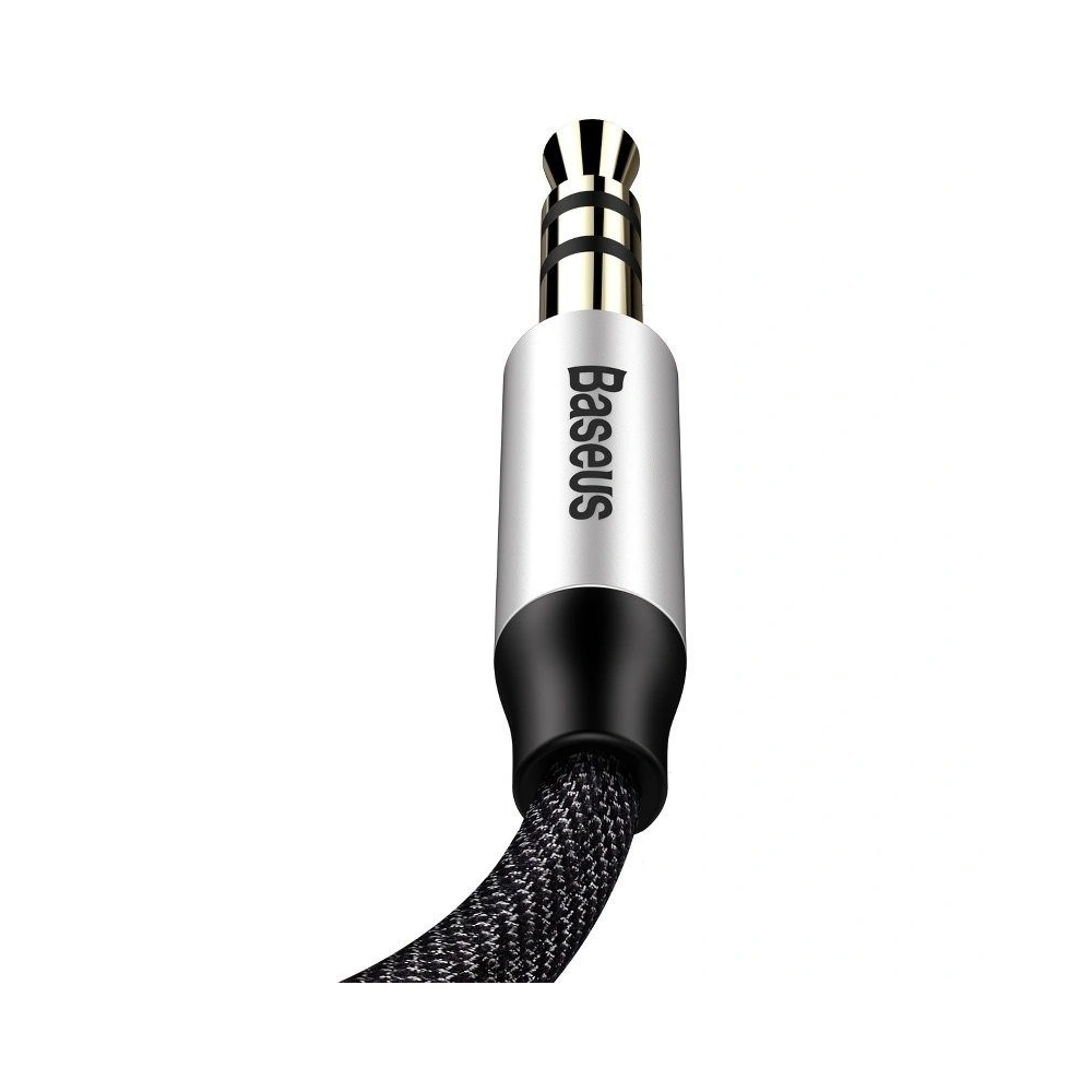 Hurtownia GSM - Kabel audio mini jack 3,5mm AUX Baseus Yiven 1,5m (czarno-srebrny) - BSU919BLKSLV - {ean13} - Hurt