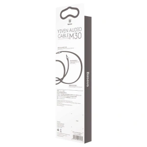 Hurtownia GSM - Kabel audio mini jack 3,5mm AUX Baseus Yiven 1,5m (czarno-srebrny) - BSU919BLKSLV - {ean13} - Hurt