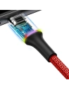 Hurtownia GSM - Kabel USB-C z podświetleniem LED Baseus Halo 0,25m 3A (czerwony) - BSU921RED - {ean13} - Hurt