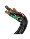 Wholesale Baseus halo data HW flash charge cable USB For Type-C 40W 0.5m Black - BSU922BLK - {ean13} - Hurt