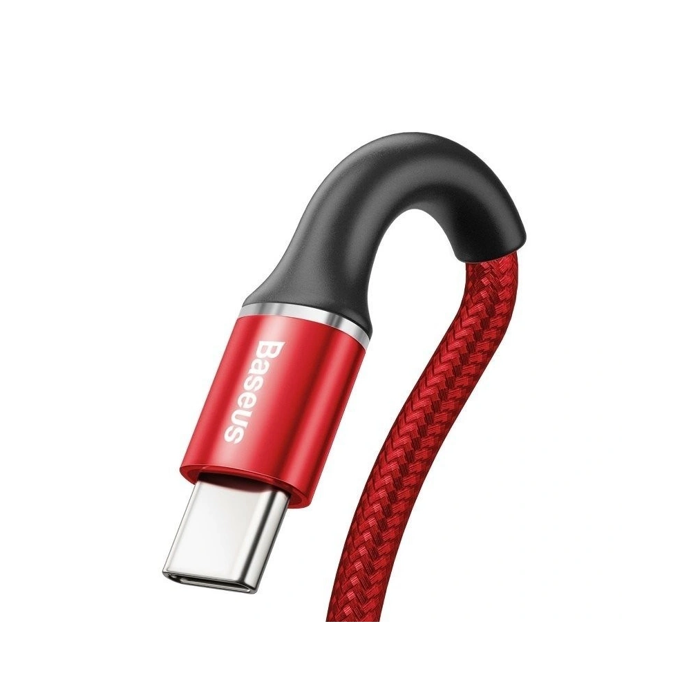 Wholesale Baseus halo data HW flash charge cable USB For Type-C 40W 0.5m Red - BSU923RED - {ean13} - Hurt