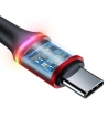 Hurtownia GSM - Kabel USB-C z podświetleniem LED Baseus Halo do Huawei SuperCharge, 5A, 0,5m, 40W (czerwony) - BSU923RED - {ean13} - Hurt