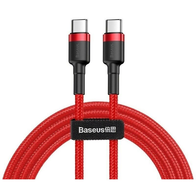 Baseus Distributor - 6953156285224 - BSU926RED - Baseus Cafule PD2.0 60W flash charging USB For Type-C cable (20V 3A) 2m Red - B2B homescreen