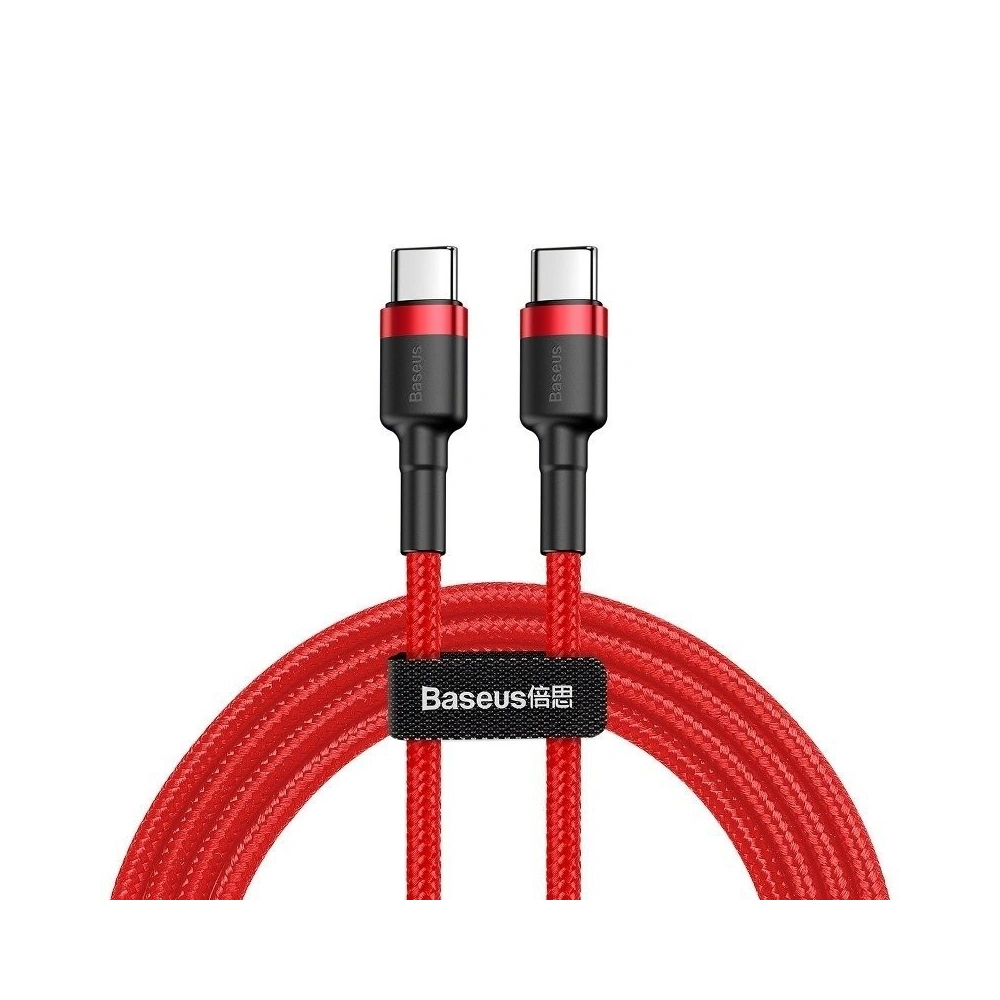 Hurtownia GSM - Kabel USB-C PD Baseus Cafule PD 2.0 QC 3.0 60W 2m (czerwony) - BSU926RED - {ean13} - Hurt