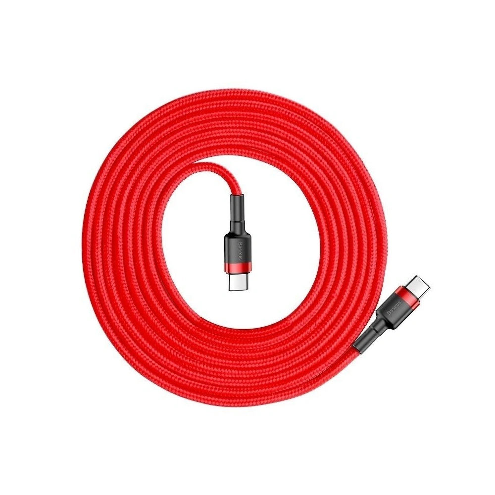 Hurtownia GSM - Kabel USB-C PD Baseus Cafule PD 2.0 QC 3.0 60W 2m (czerwony) - BSU926RED - {ean13} - Hurt