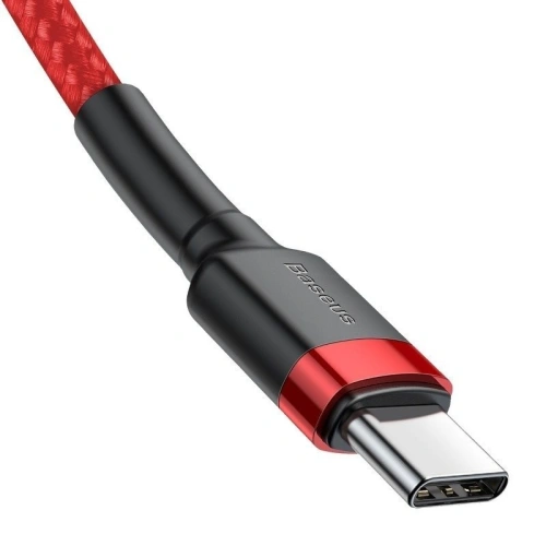 Kabel USB-C PD Baseus Cafule PD 2.0 QC 3.0 60W 2m (czerwony)