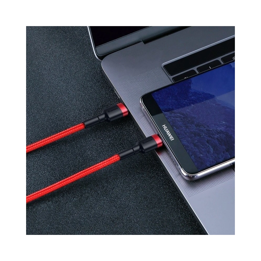 Hurtownia GSM - Kabel USB-C PD Baseus Cafule PD 2.0 QC 3.0 60W 2m (czerwony) - BSU926RED - {ean13} - Hurt
