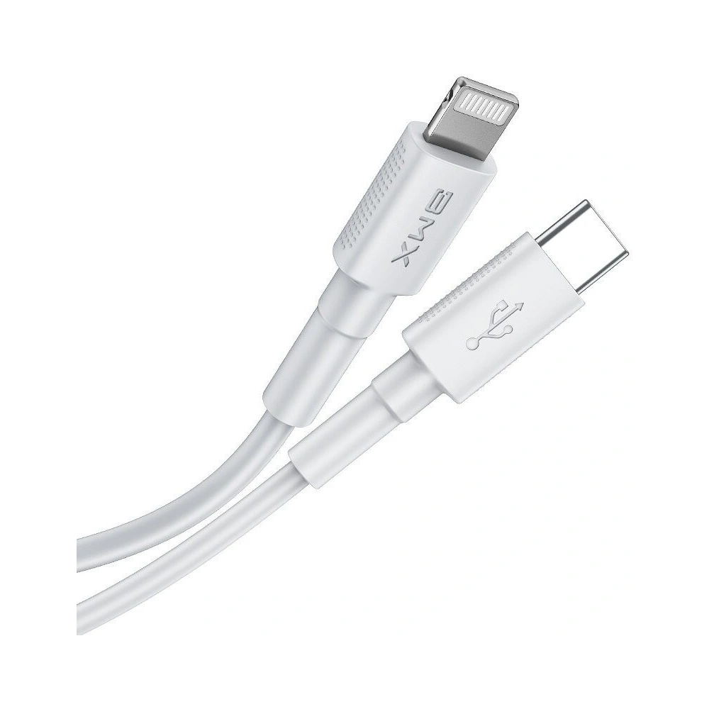 Hurtownia GSM - Kabel USB-C do Lightning Baseus BMX Mini White, MFi, Power Delivery, 18W, 1,2m (biały) - BSU932WHT - {ean13} - Hurt