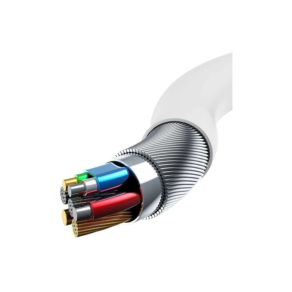 Hurtownia GSM - Kabel USB-C do Lightning Baseus BMX Mini White, MFi, Power Delivery, 18W, 1,2m (biały) - BSU932WHT - {ean13} - Hurt