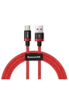 Kabel USB-C Baseus Purple Gold Red, Huawei SuperCharge, 5A, 1m, 40W (roșu)