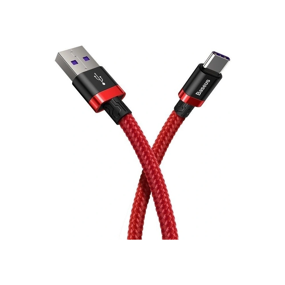 Wholesale Baseus Purple Gold Red HW flash charge cable USB For Type-C 40W 1m Red - BSU933RED - {ean13} - Hurt
