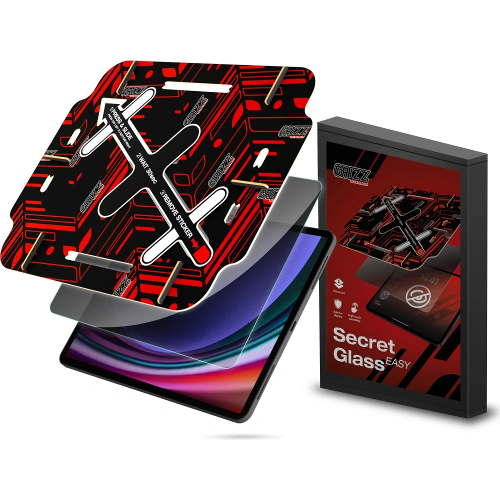 Szkło prywatyzujące GrizzGlass SecretGlass Easy do Samsung Galaxy Tab S9 Ultra - Galaxy Tab S9 Ultra - GrizzGlass