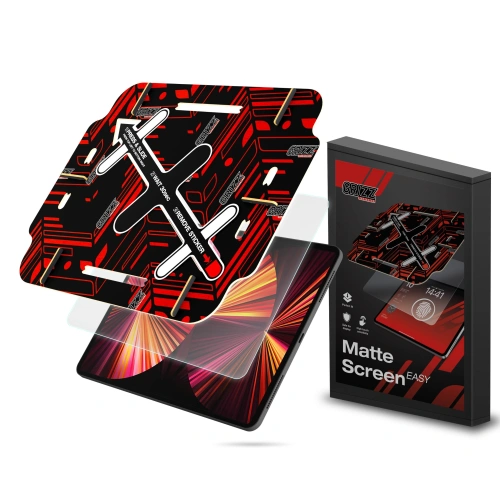 Folia matowa GrizzGlass MatteScreen Easy do Apple iPad Pro 5th 12,9" - iPad Pro 12.9" 2021 (5. generacji) - GrizzGlass