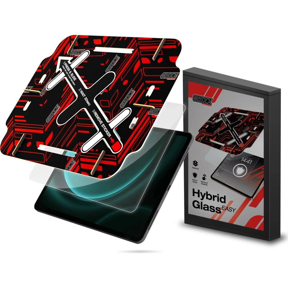 Hurtownia GSM - Hybridní sklo GrizzGlass HybridGlass Easy pro Samsung Galaxy Tab S9 FE - GRZ11103 - {ean13} - Hurt