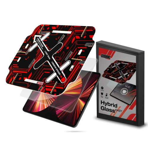 Szkło hybrydowe GrizzGlass HybridGlass Easy do Apple iPad Pro 5th 11" - iPad Pro 11" 2024 (5. generacji) - GrizzGlass