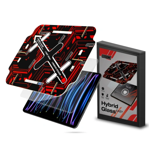 Szkło hybrydowe GrizzGlass HybridGlass Easy do Apple iPad Pro 6th 11" - iPad Pro 11" 2022 (4. generacji) - GrizzGlass
