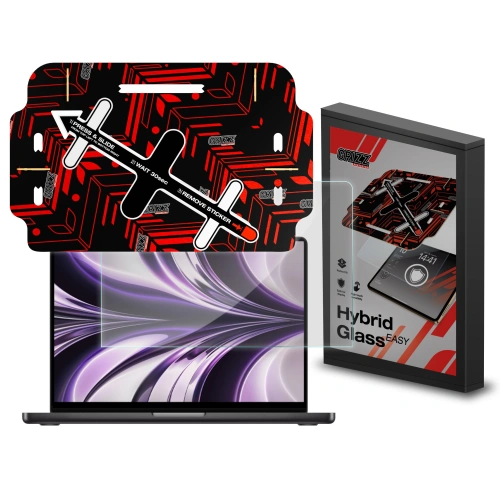 Szkło hybrydowe GrizzGlass HybridGlass Easy do Apple MacBook Air 13" 2022 - MacBook - GrizzGlass
