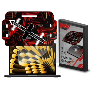 Hurtownia GSM - Hybridní sklo GrizzGlass HybridGlass Easy pro Apple MacBook Air 13" 2023 - GRZ11122 - {ean13} - Hurt