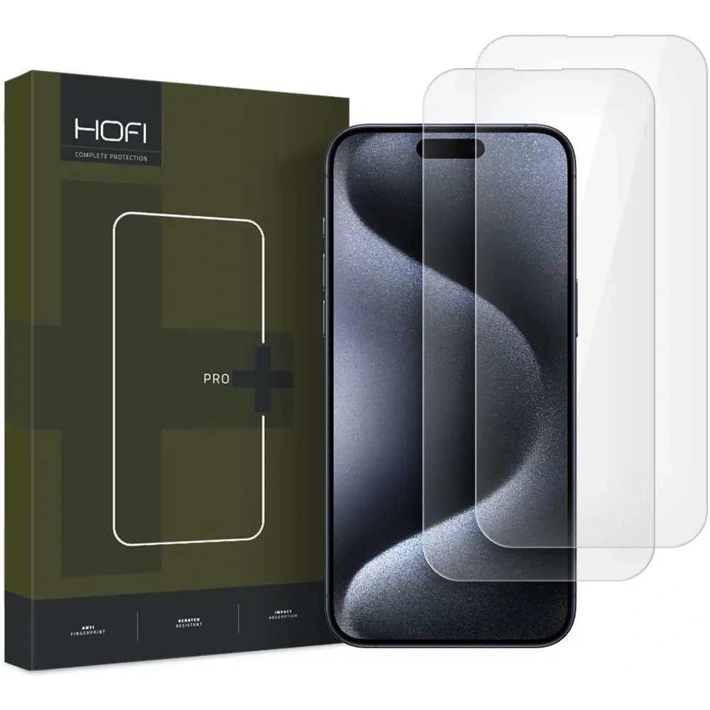 Hurtownia GSM - Edzett üveg Hofi Glass Pro+ Apple iPhone 16 Plus Clear [2 PACK] - HOFI521 - {ean13} - Hurt