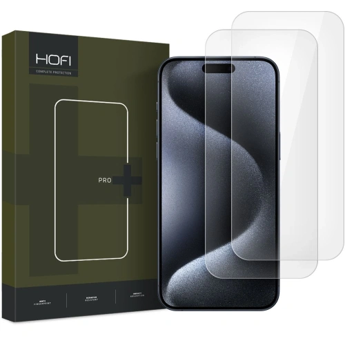 Szkło hartowane Hofi Glass Pro+ Apple iPhone 16 Pro Clear [2 PACK] - iPhone 16 Pro - Hofi