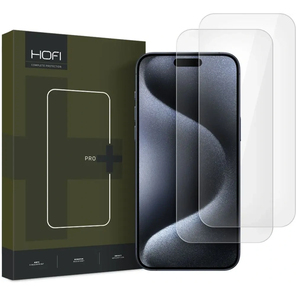 Hurtownia GSM - Tvrzené sklo Hofi Glass Pro+ Apple iPhone 16 Pro Max Clear [2 PACK] - HOFI523 - {ean13} - Hurt