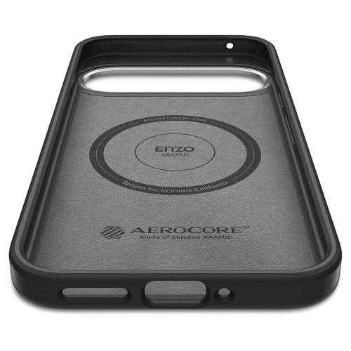 Etui Spigen Enzo Aramid Google Pixel 9 Pro XL Matte Black - Pixel 9 Pro XL - Spigen