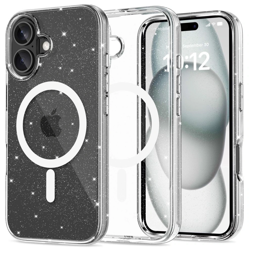 Wholesale Tech-protect Flexair Hybrid MagSafe Case for Apple iPhone 16 Glitter - THP3065 - {ean13} - Hurt