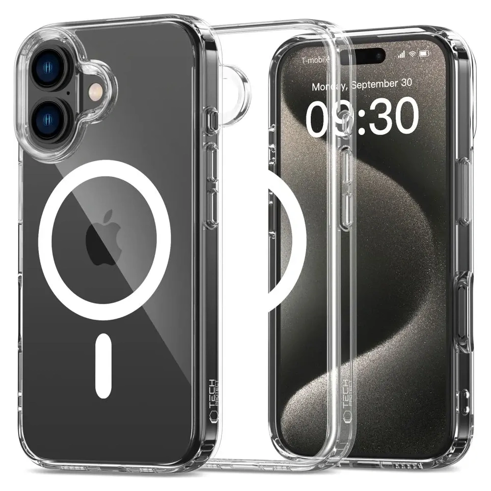 Hurtownia GSM - Etui Tech-protect Flexair Hybrid MagSafe Apple iPhone 16 Clear - THP3068 - {ean13} - Hurt