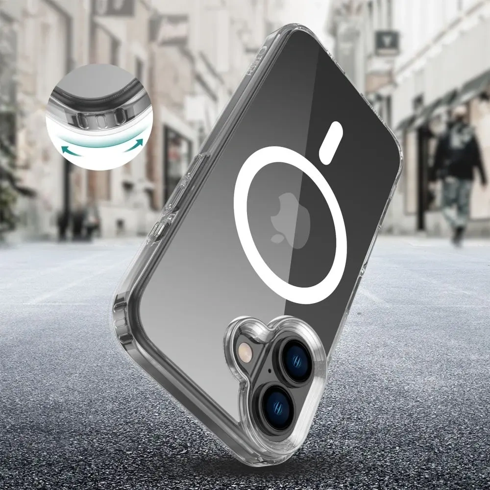 Wholesale Tech-protect Flexair Hybrid MagSafe Case for Apple iPhone 16 Clear - THP3068 - {ean13} - Hurt