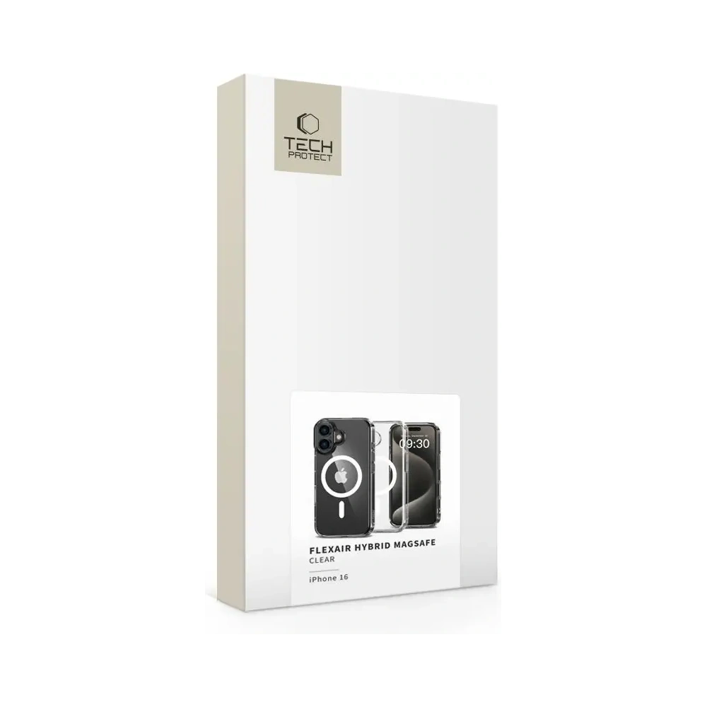Hurtownia GSM - Husă Tech-protect Flexair Hybrid MagSafe Apple iPhone 16 Transparentă - THP3068 - {ean13} - Hurt